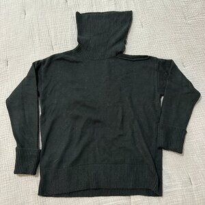 1.state cutout shoulder turtleneck sweater